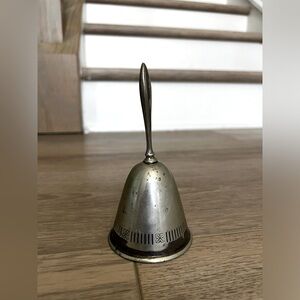 Sterling Silver bell made in England, dinner bell